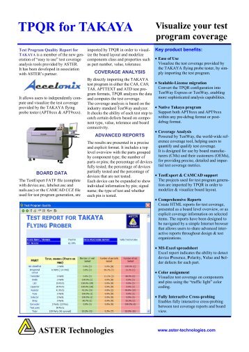 TPQR for Takaya Brochure - ASTER Technologies