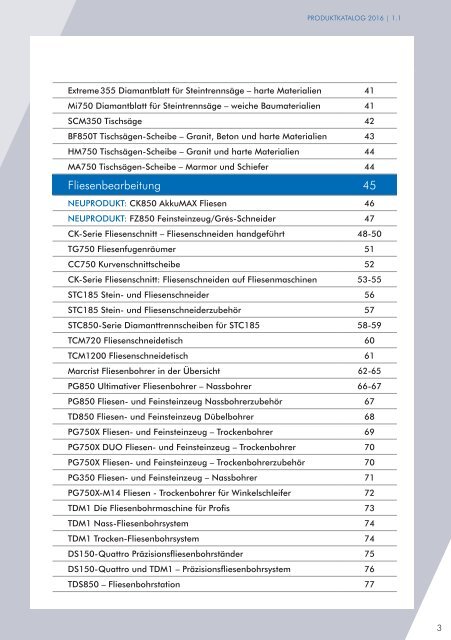 Macrist Produktkatalog 2016