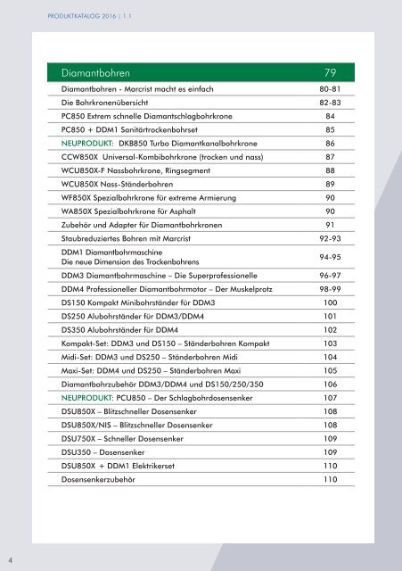 Macrist Produktkatalog 2016