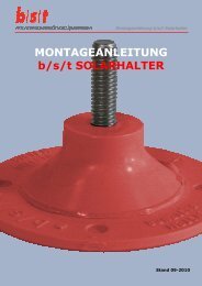 MONTAGEANLEITUNG b/s/t SOLARHALTER - b/s/t-GmbH