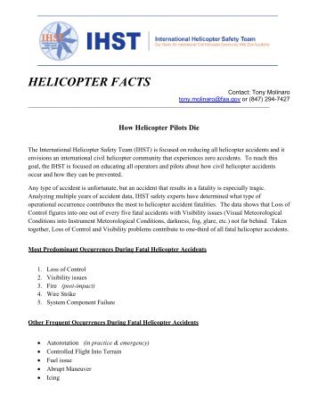 How Helicopter Pilots Die - IHST