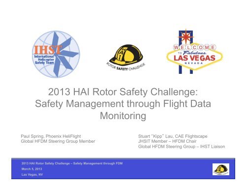 Safety Management Through Flight Data Monitoring ... - IHST