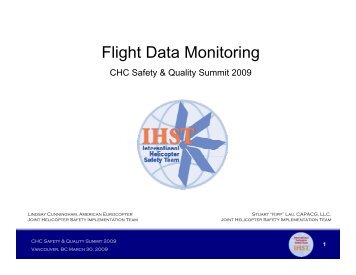 Flight Data Monitoring - IHST