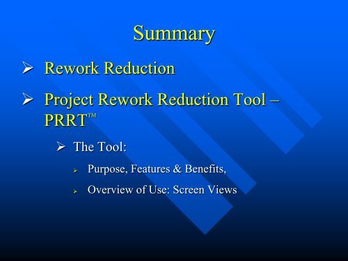 PRRT Presentation - Construction Owners Association of Alberta