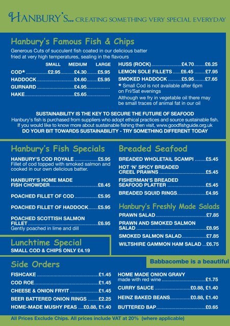 Hanburys-Takeaway-Menu