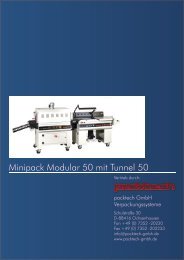 Minipack Modular 50 mit Tunnel 50 - Packtech-GmbH