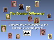 The Domtar Difference - PIMA
