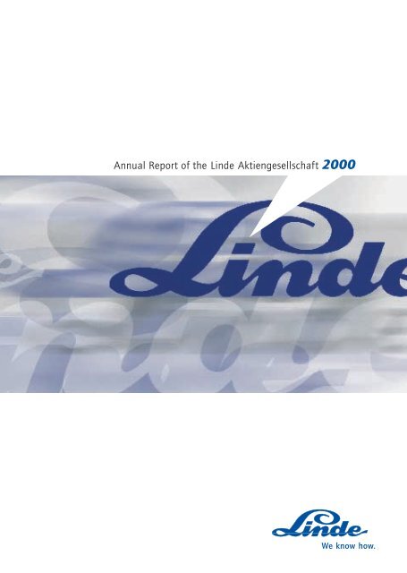 linde aktiengesellschaft linde aktiengesellschaft