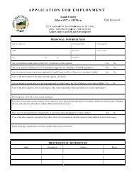 Sheriff Department - Blank Form - Latah County