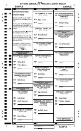 Sample Ballot Composite. - Latah County