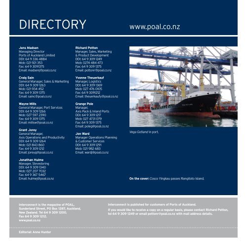 Download publication - Ports of Auckland