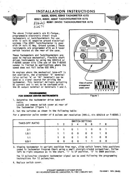 Diesel Tachometer Wiring Diagram