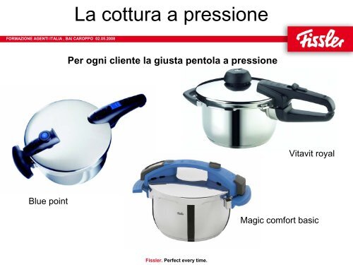 La cottura a pressione Fissler - Pratmar Milano