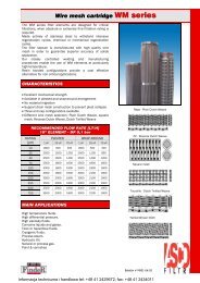 Wire mesh cartridge WM series - Comfilter