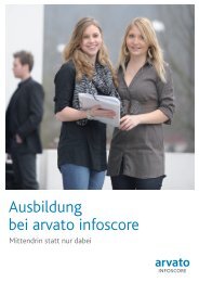 Ausbildungsbroschüre - Arvato Infoscore GmbH