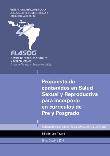 Propuesta de contenidos en Salud Sexual y Reproductiva ... - fasgo