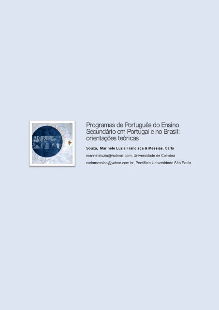 Programas de Português do Ensino Secundário em ... - Exedra