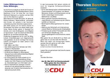 Kandidatenflyer (pdf-Dokument) - CDU Norderstedt