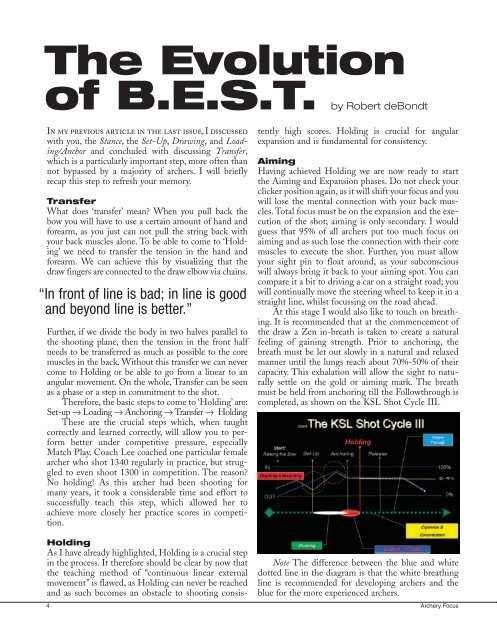 The Evolution Of B E S T Ksl International Archery