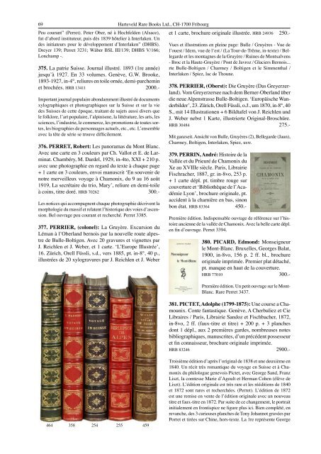 BOOKS - LIVRES - BÃœCHER - Harteveld Rare Books Ltd.