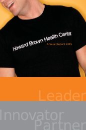 Annual Report 2005 - Howard Brown Health Center