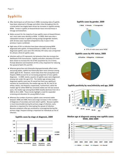 STI Annual Report, 2009 - Howard Brown Health Center