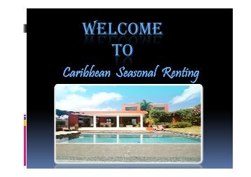 Foremost Caribbean apartments for rent