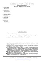 Scarica CV in formato PDF - Studio Legale