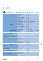 Kapitel 8 Rohrsysteme, Rohre und Rohrverbindungen - Buderus