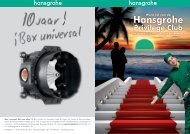 Infoleaflet - Hansgrohe