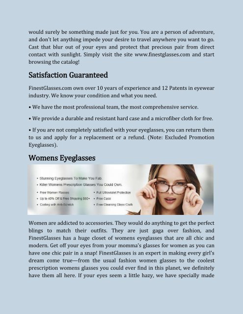 Prescription Sunglasses For Women