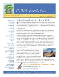 COM bulletin - Congregation of Moses