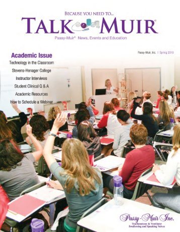 Academic Issue Spring 2010 - Passy-Muir