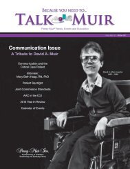 Communication Issue - Passy-Muir