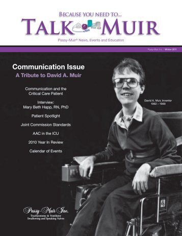 Communication Issue - Passy-Muir