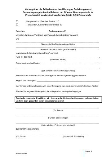 Betreuungsvertrag Budenzauber 0812