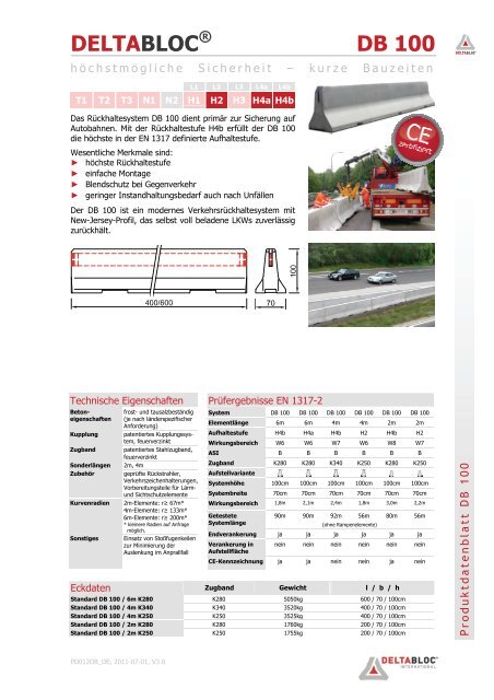 Delta Bloc Verkehrssicherheit