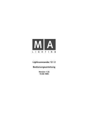 Lightcommander 12 / 2 Bedienungsanleitung - Gemco ...