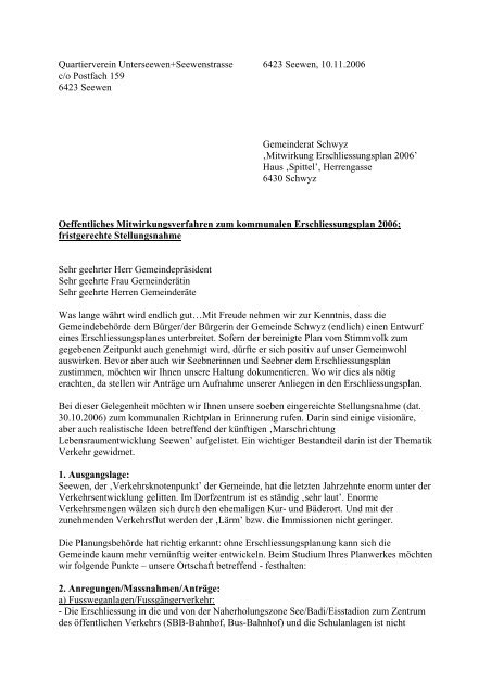 Download Original-Brief an den Gemeinderat Schwyz als PDF-Datei