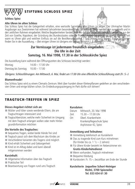 05mai spiezinfo98 - in Spiez