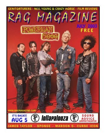 JULY 2003 - RAG Magazine