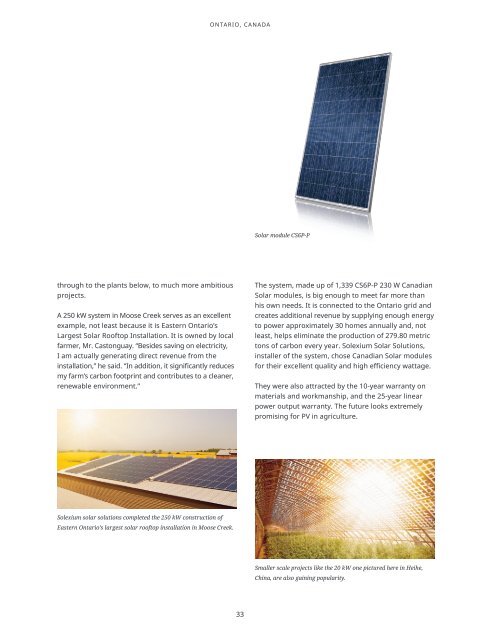 Canadian Solar - Make The Difference Magazine