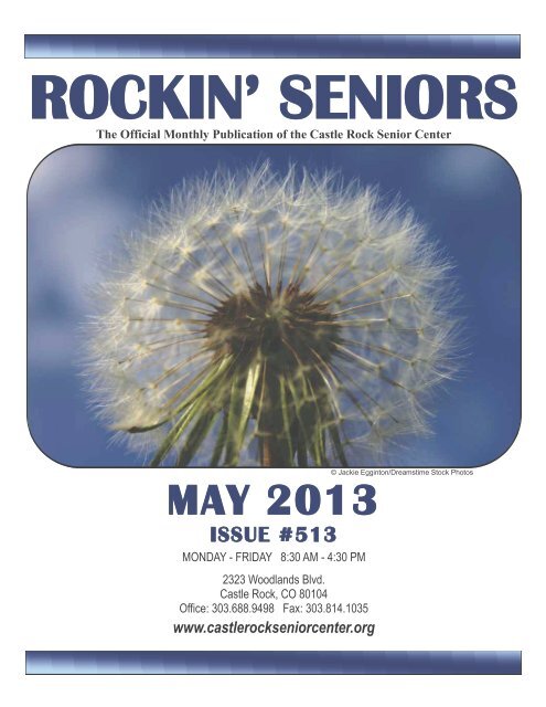 May Newsletter - Castle Rock Senior Center