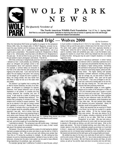 Wolves 2000 - Wolf Park