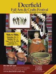 Deerfield - Old Deerfield Craft Fairs