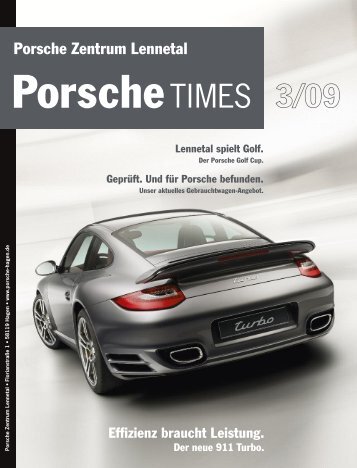 Das Porsche Zentrum Lennetal spielt Golf.