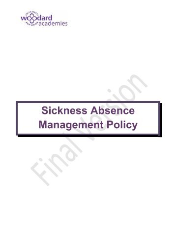 WAT Sickness Absence Management Policy Final May ... - NASUWT