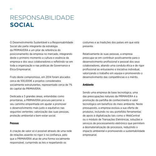 Relatório Anual consolidado 2014