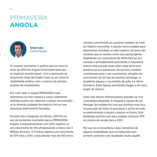 Relatório Anual consolidado 2014