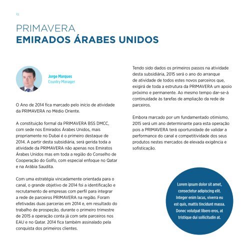 Relatório Anual consolidado 2014